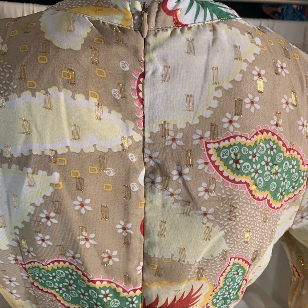 Botanical Pattern Maxi Dress - Picture 10 of 14